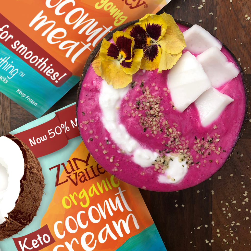 Coconut Pitaya Bowl Zuma Valley